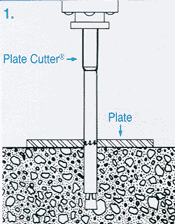 Enlarging Hole Diameter in Plate
